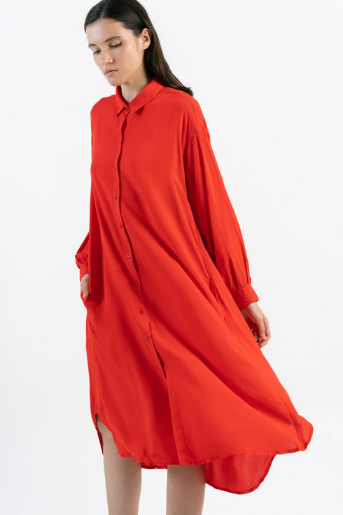 Maxi abito camicia Lora